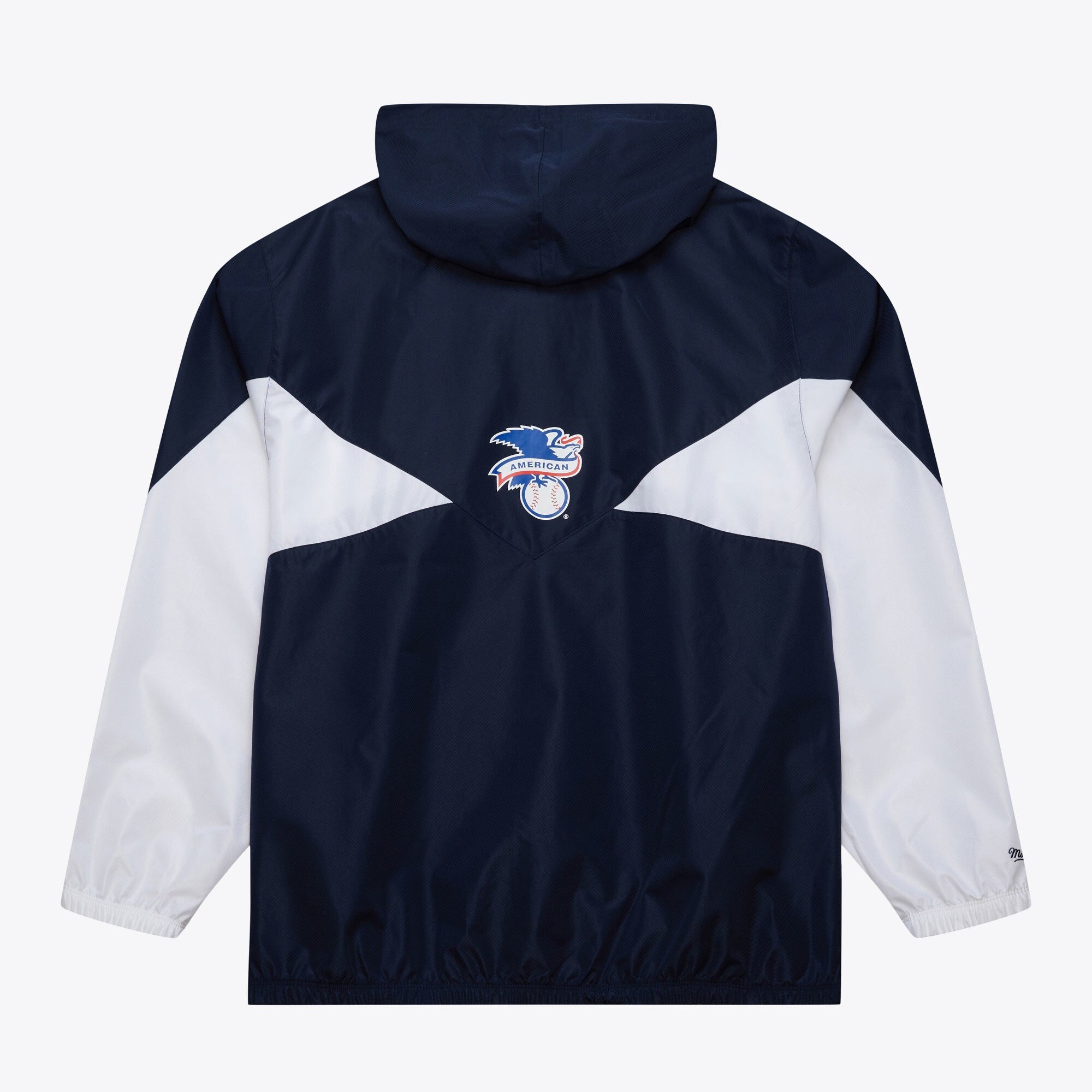 MENS MITCHELL & NESS MLB ULTIMATE LIGHTWEIGHT WINDBREAKER VINTAGE LOGO YANKEES