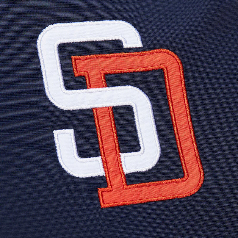 Mens Mitchell & Ness MLB COLOR BLOCKED TRACK JACKET VINTAGE LOGO PADRES