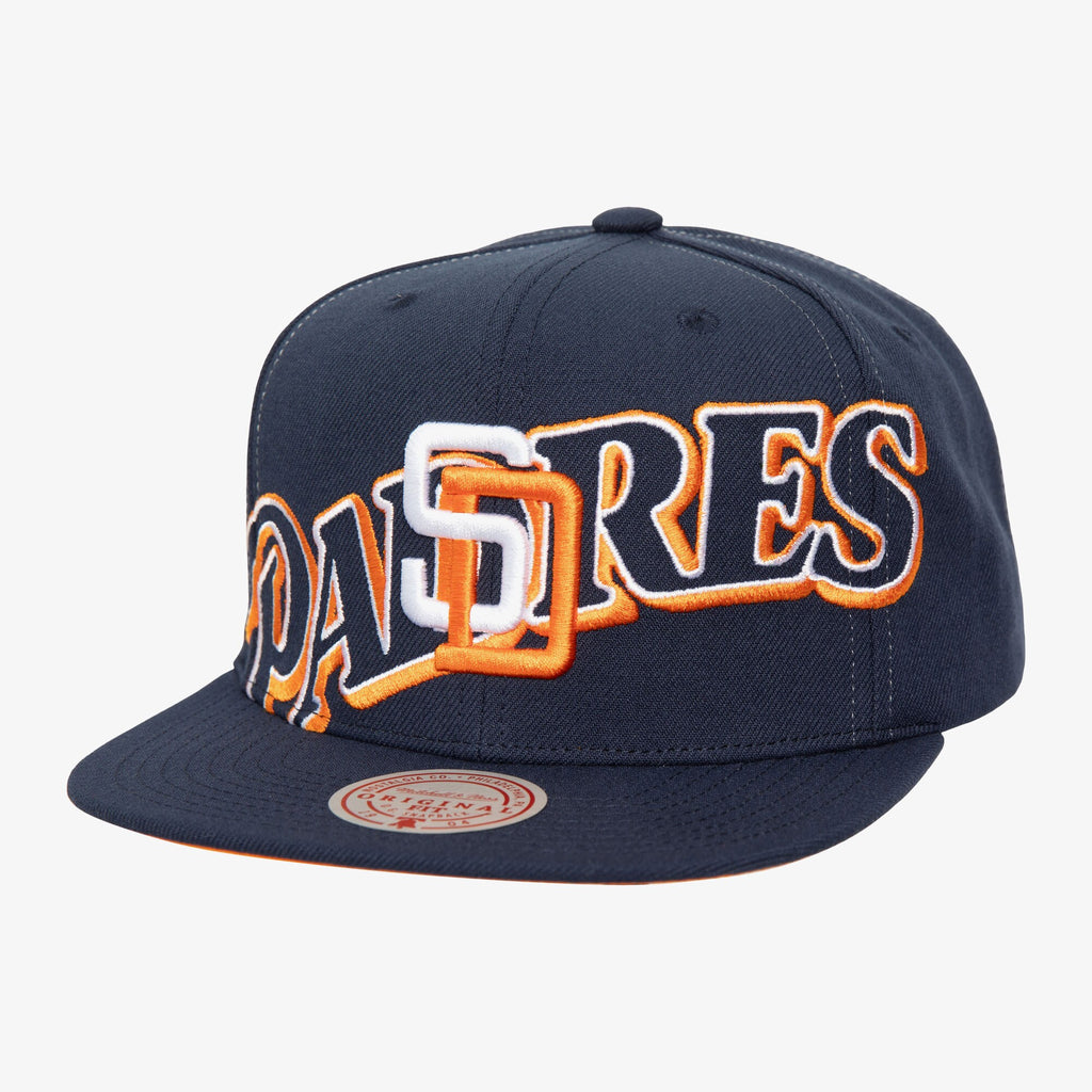 Mens Mitchell & Ness MLB FULL FRONTAL SNAPBACK COOP PADRES