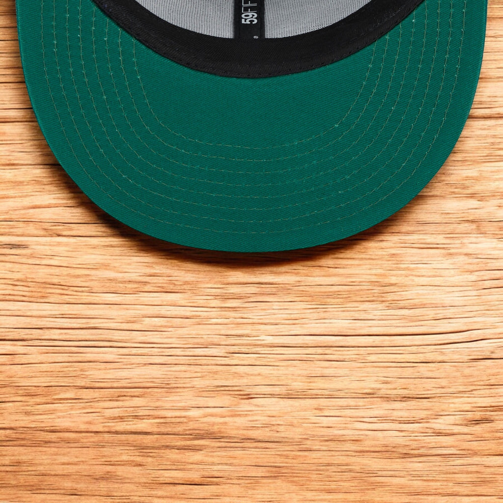 [60309638] Mens New Era NBA CHICAGO BULLS 5950 SCRIPT FITTED - KELLY GREEN