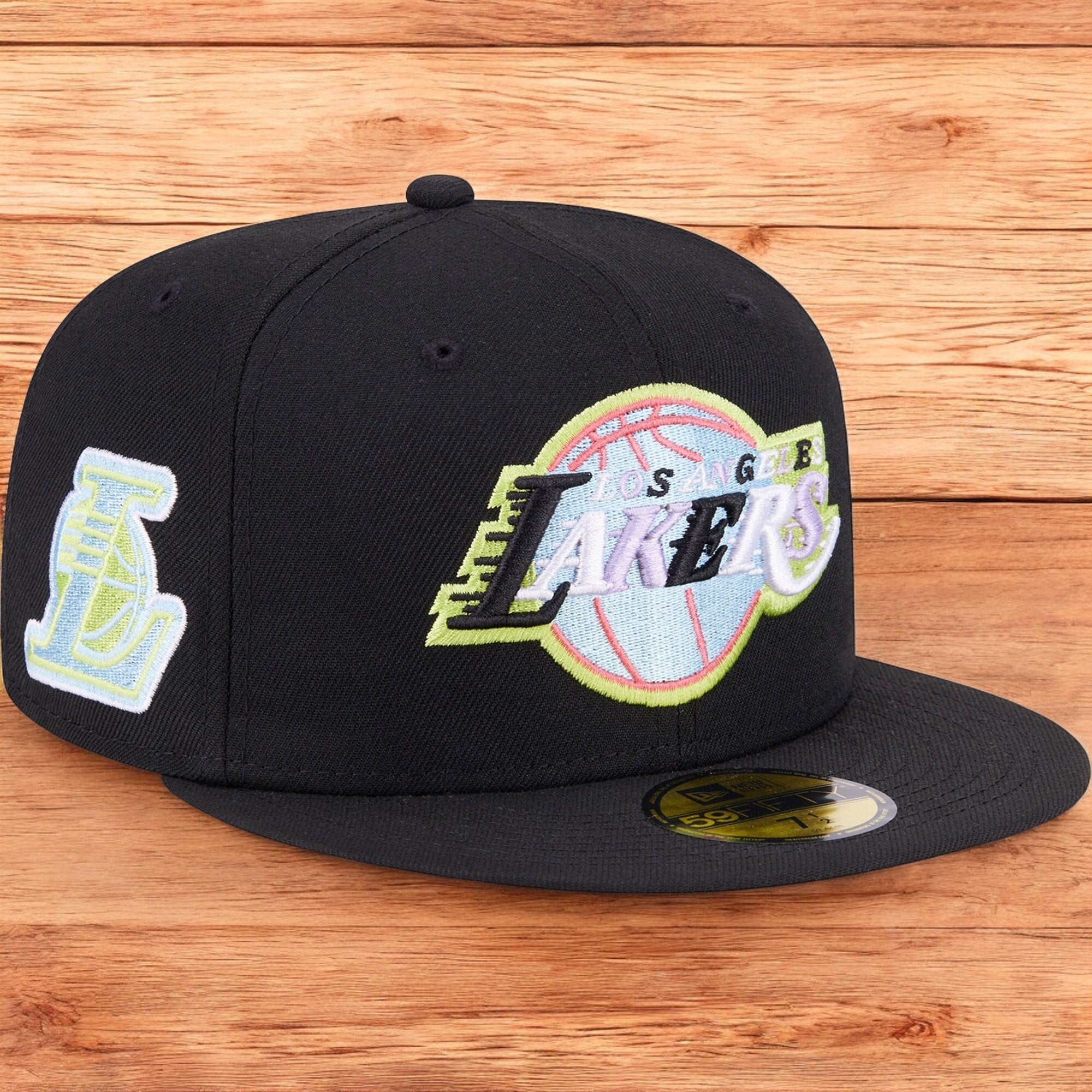 [60303658] Mens New Era NBA LA LAKERS 5950 COLOR PACK FITTED - BLACK