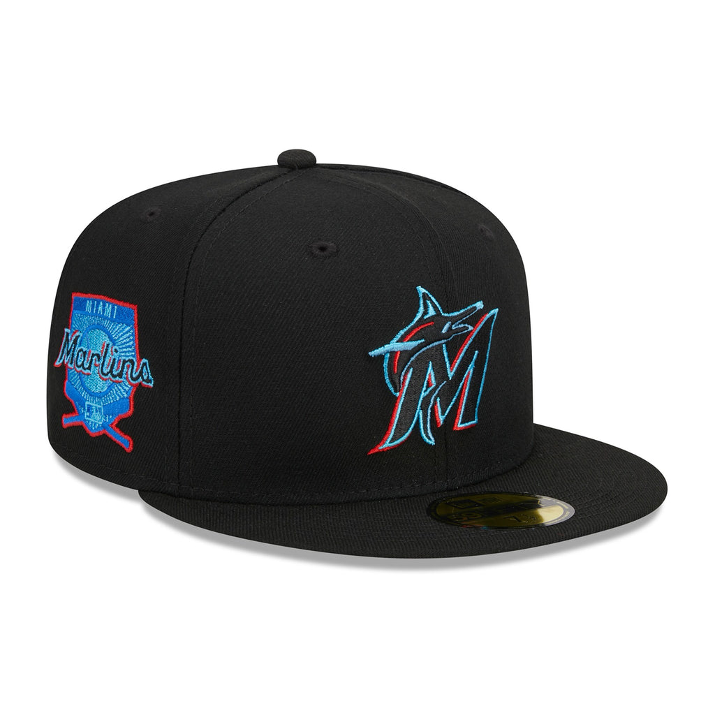 [60355730] Mens New Era MLB 5950 FATHER'S DAY ON-FIELD FITTED - MIAMI MARLINS