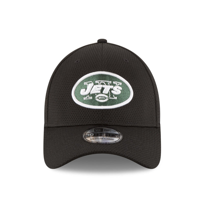 [11289347] Mens New Era NFL NEW YORK JETS 3930 STRETCH FIT SIDELINE TECH - BLACK