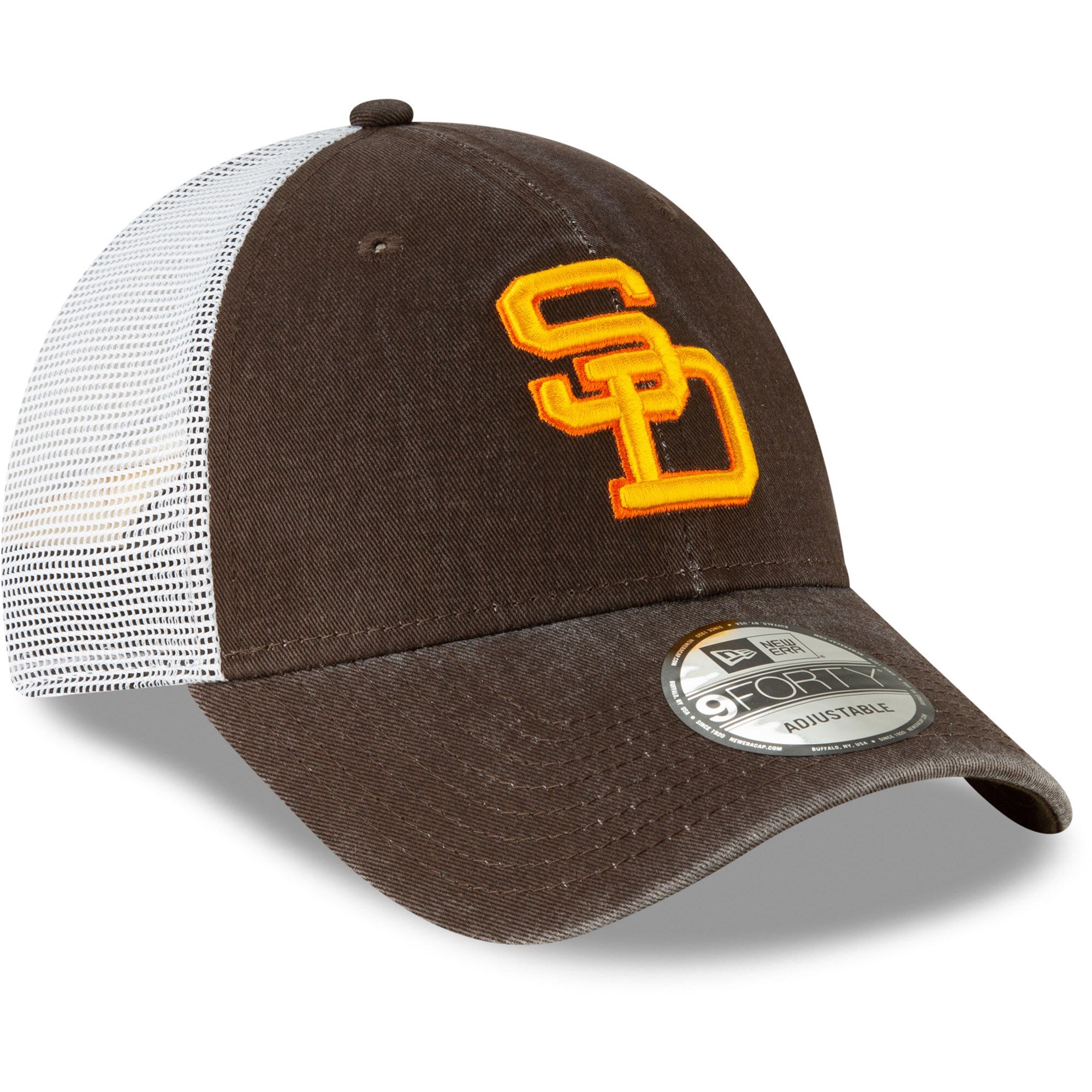 [11946962] Mens New Era MLB 940 COOPERSTOWN 1980 TRUCKER SNAPBACK - SD PADRES