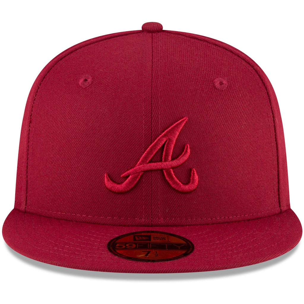 [70699781] Mens New Era MLB ATLANTA BRAVES 5950 FITTED 'RED' - RED
