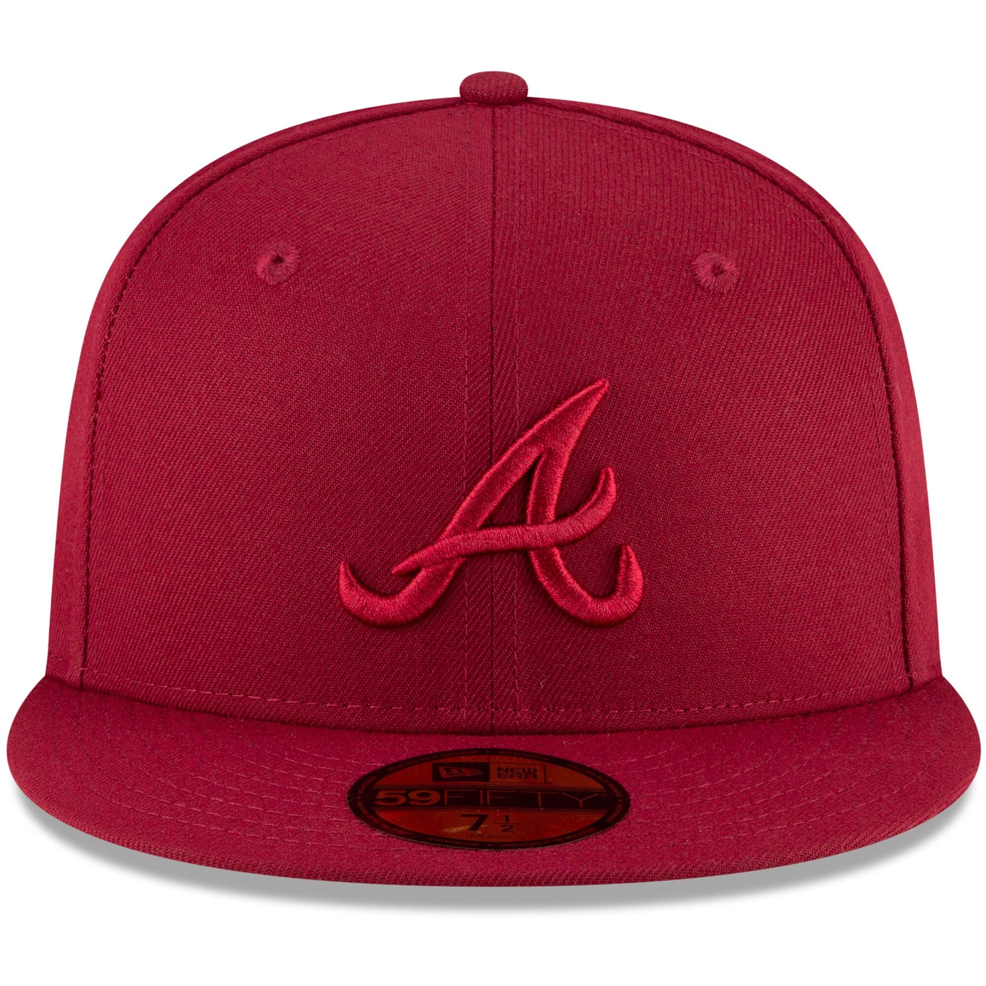 [70699781] Mens New Era MLB ATLANTA BRAVES 5950 FITTED 'RED' - RED