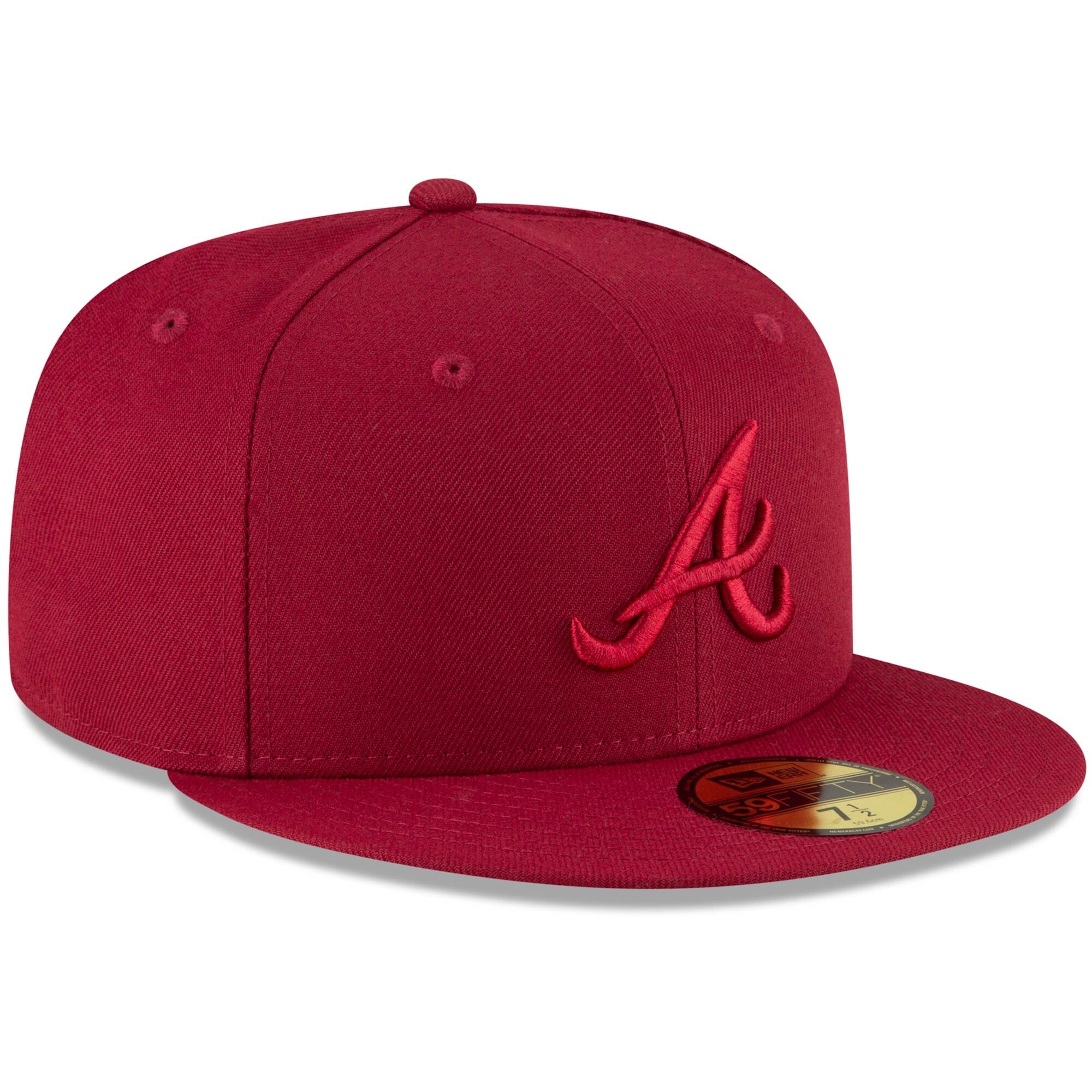 [70699781] Mens New Era MLB ATLANTA BRAVES 5950 FITTED 'RED' - RED