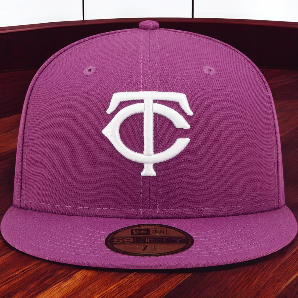 [70685159] Mens New Era MLB MINNESOTA TWINS 5950 FITTED - SPARKLING GRAPE
