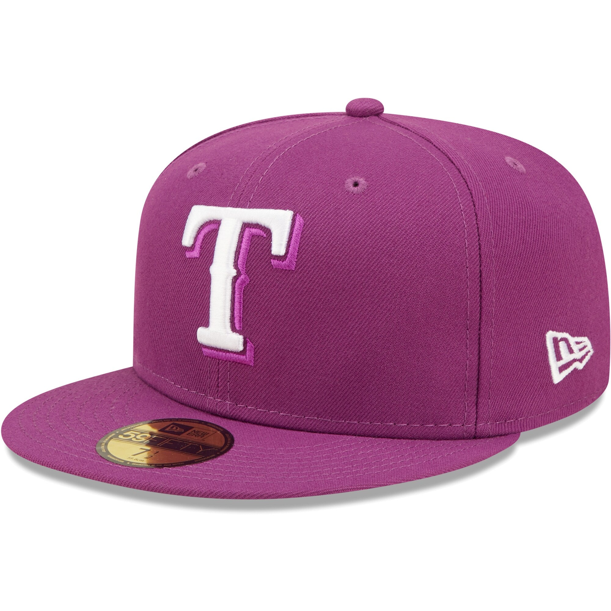 [70685171] Mens New Era MLB TEXAS RANGERS 5950 FITTED - SPARKLING GRAPE