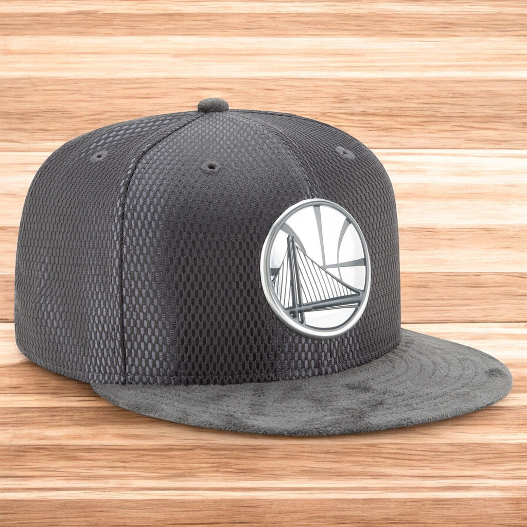 [11472053] Mens New Era NBA GS WARRIORS ON THE COURT 950 SNAPBACK - GRAY