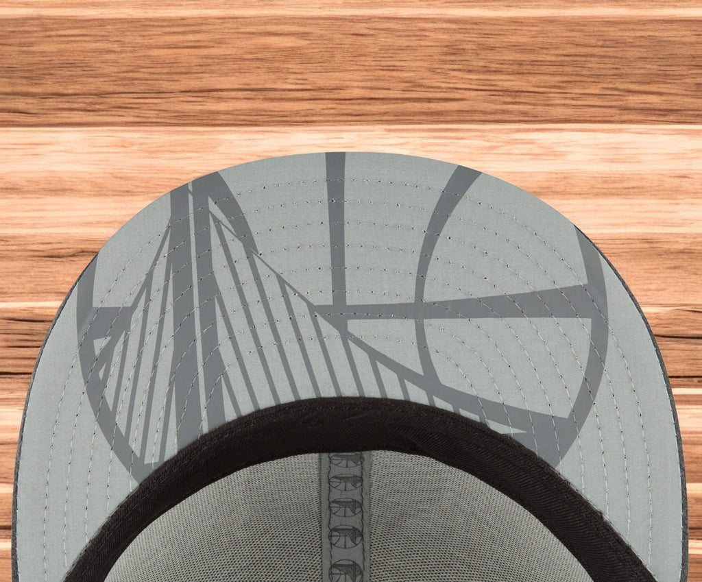[11472053] Mens New Era NBA GS WARRIORS ON THE COURT 950 SNAPBACK - GRAY