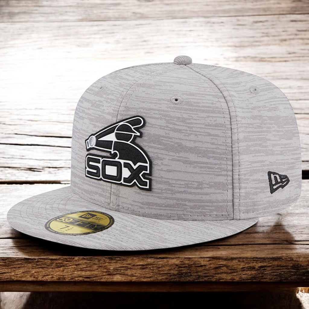 [60301843] MENS NEW ERA MLB CHICAGO WHITE SOX 5950 CLUBHOUSE 2023 FITTED - GRAY