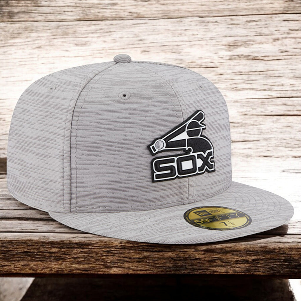 [60301843] MENS NEW ERA MLB CHICAGO WHITE SOX 5950 CLUBHOUSE 2023 FITTED - GRAY