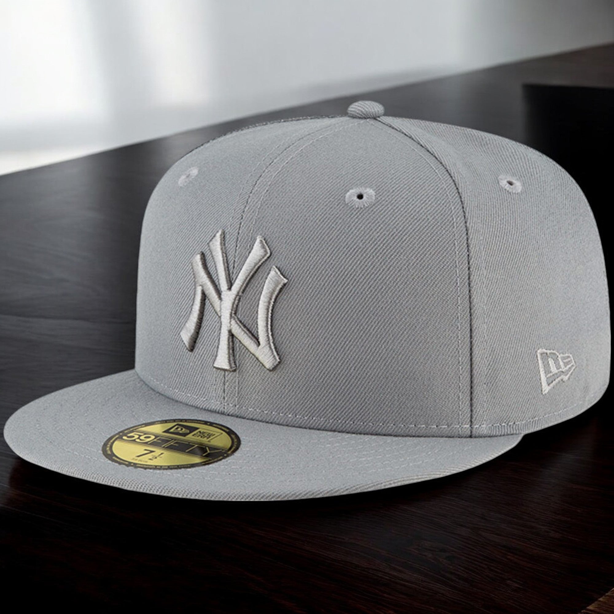 [70587458] Mens New Era MLB NY YANKEES 5950 FITTED - STORM GREY