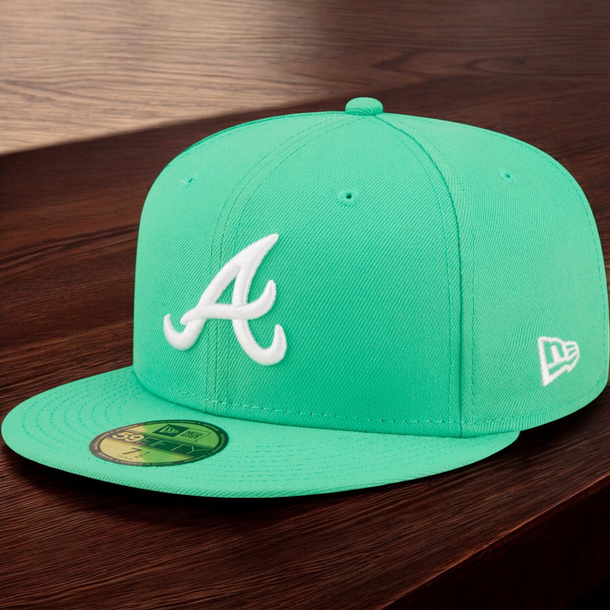 [70685184] Mens New Era MLB ATLANTA BRAVES 5950 FITTED - ISLAND GREEN