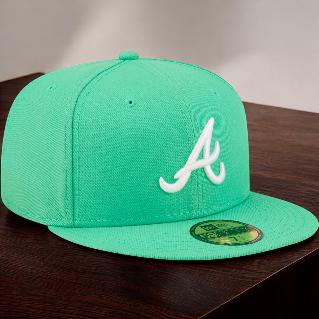 [70685184] Mens New Era MLB ATLANTA BRAVES 5950 FITTED - ISLAND GREEN