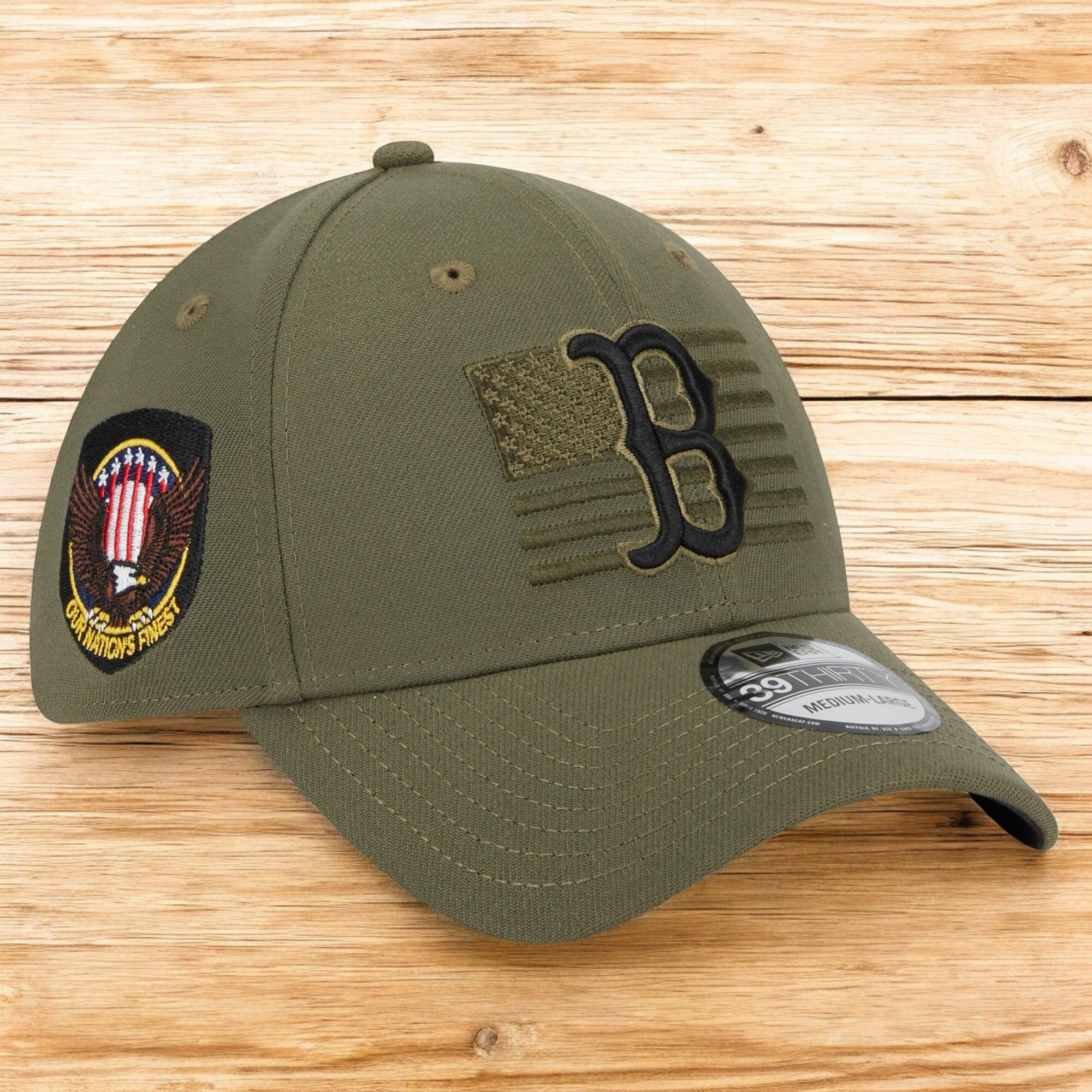 [60352727] Mens New Era MLB 3930 ARMED FORCES DAY STRETCH FIT - BOSTON RED SOX