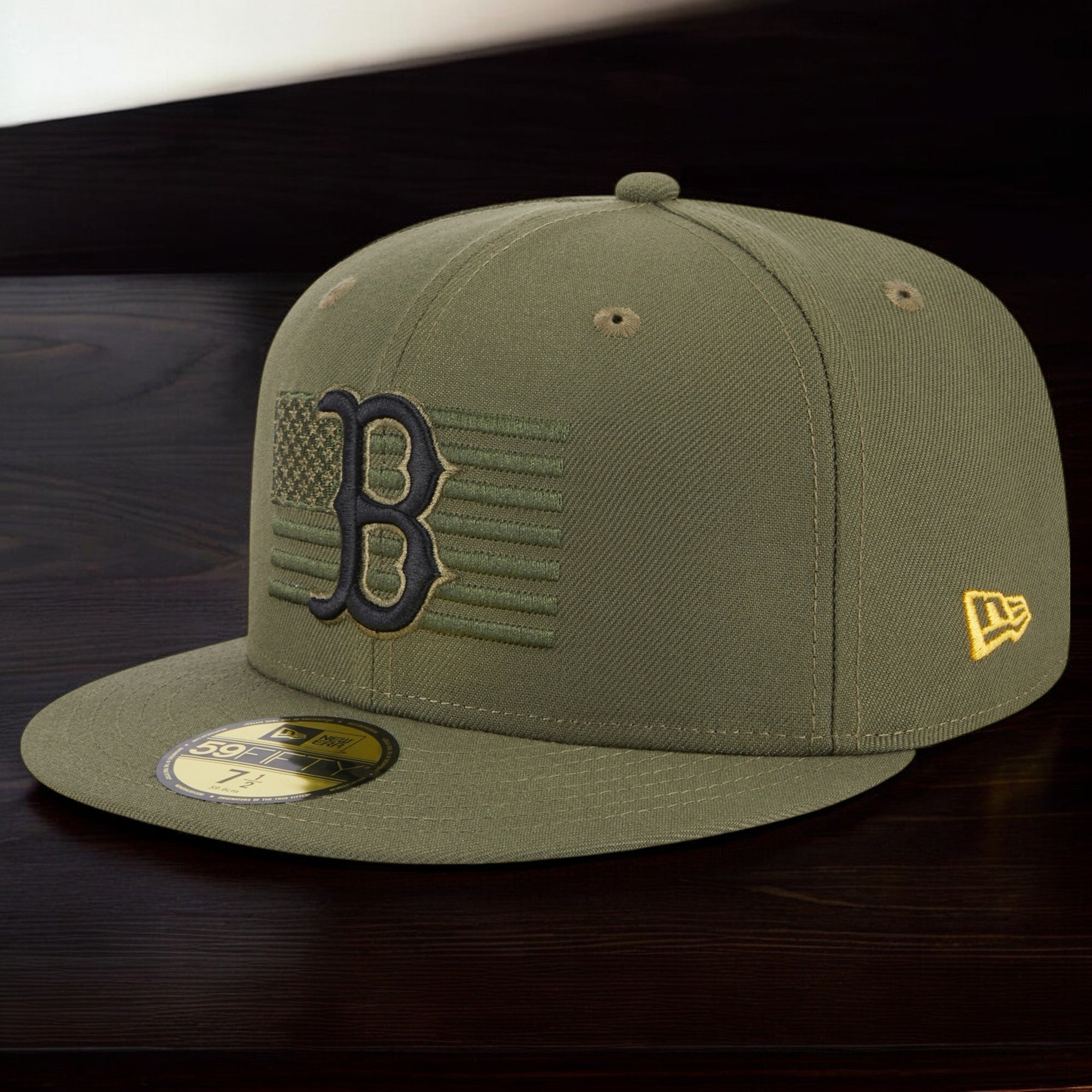 [60352761] Mens New Era MLB 5950 ARMED FORCES ON-FIELD FITTED - BOSTON RED SOX