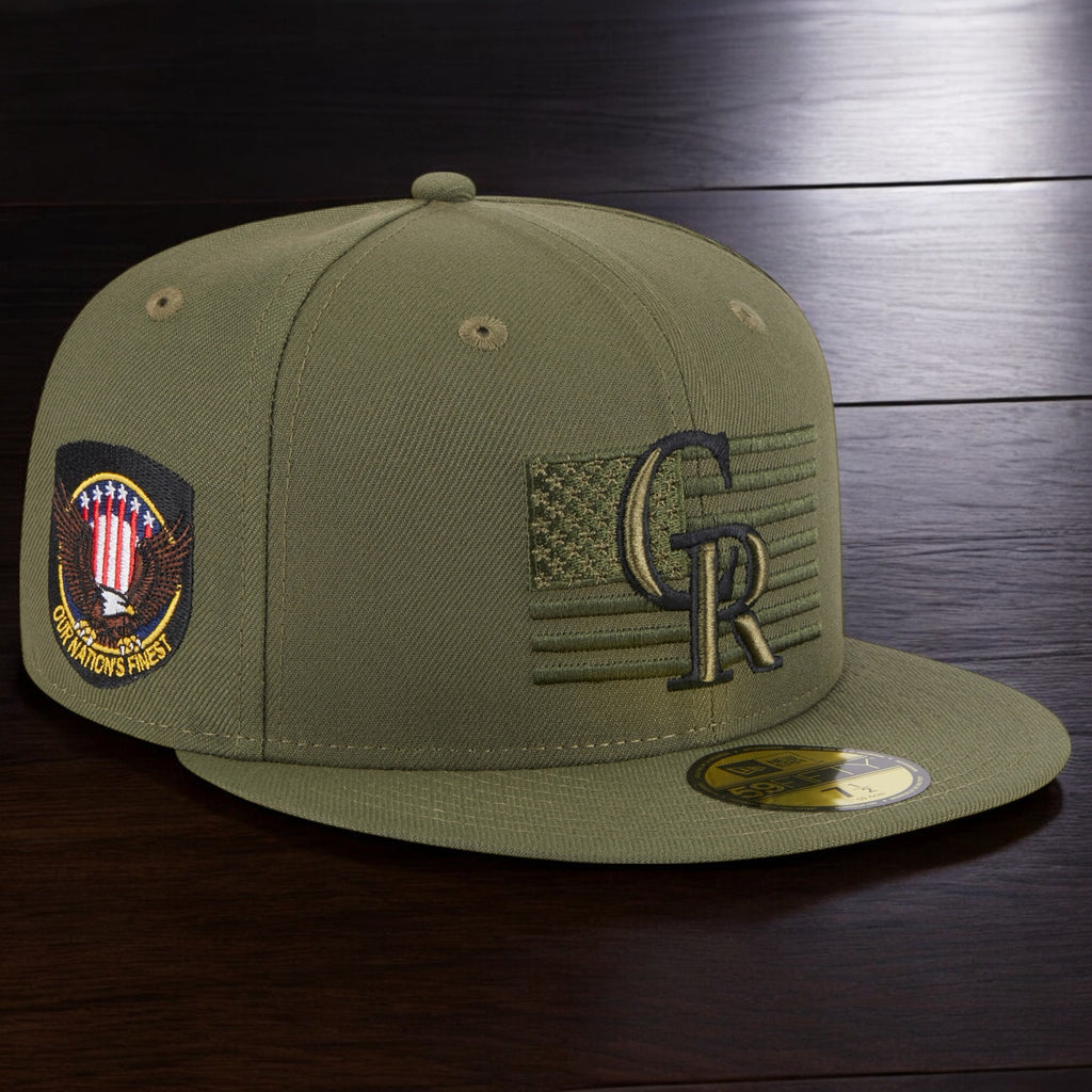 [60352755] Mens New Era MLB 5950 ARMED FORCES ON-FIELD FITTED - COLORADO ROCKIES