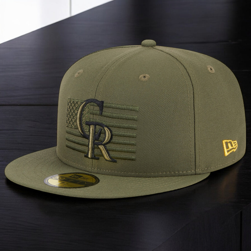 [60352755] Mens New Era MLB 5950 ARMED FORCES ON-FIELD FITTED - COLORADO ROCKIES