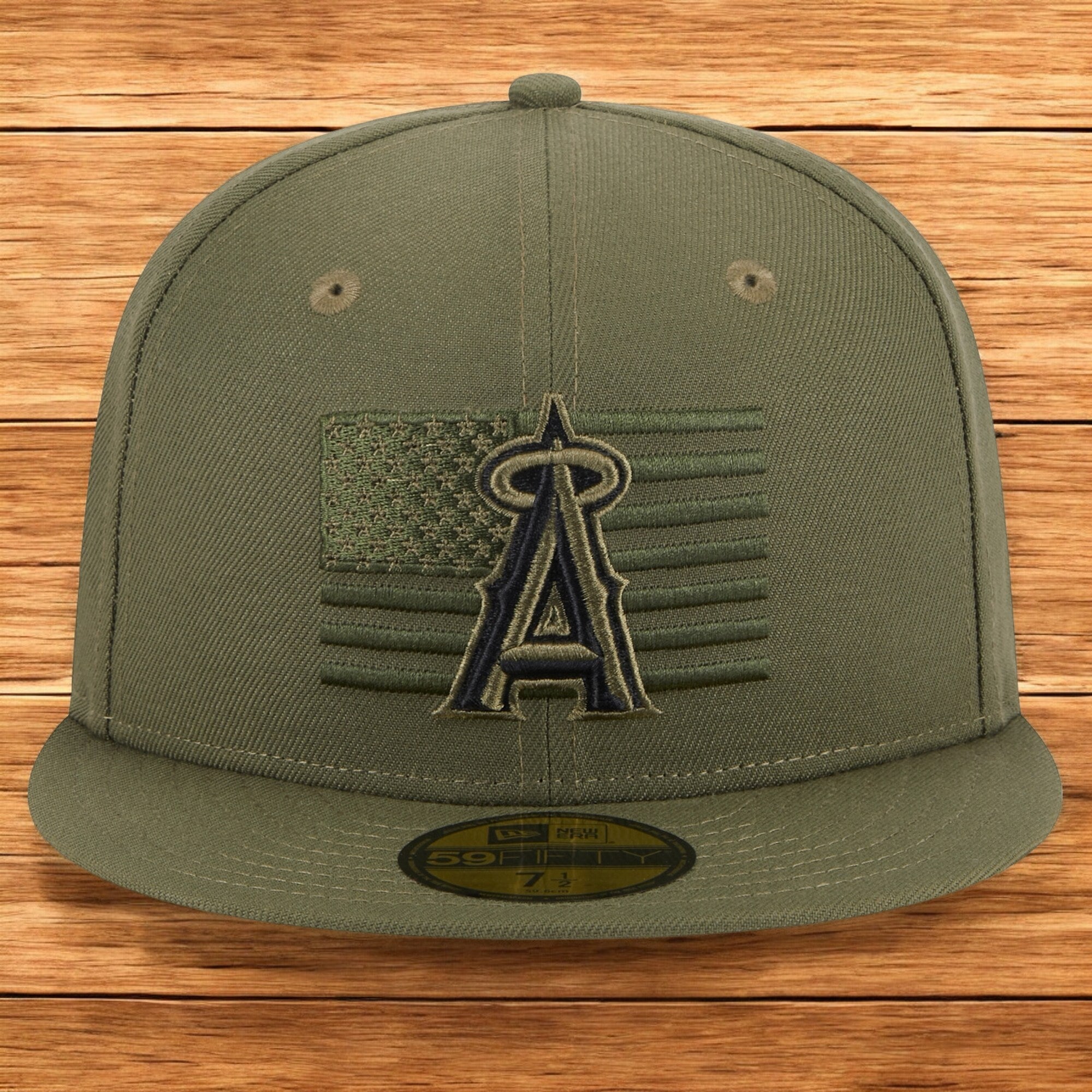 [60352770] Mens New Era MLB 5950 ARMED FORCES DAY ON-FIELD FITTED - LA ANGELS