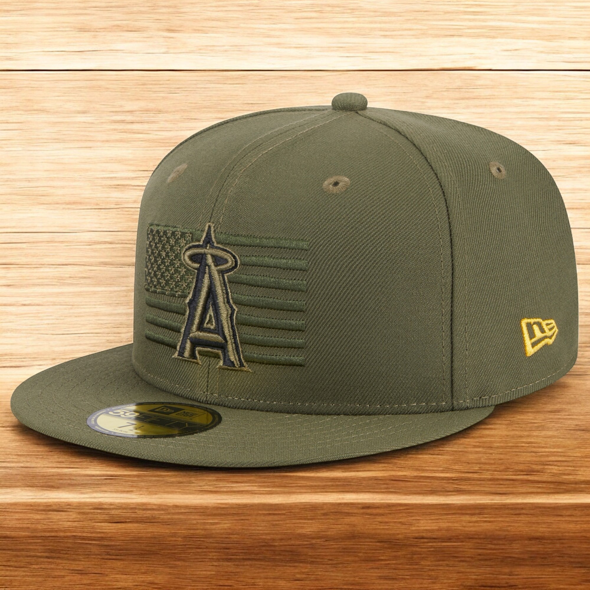 [60352770] Mens New Era MLB 5950 ARMED FORCES DAY ON-FIELD FITTED - LA ANGELS