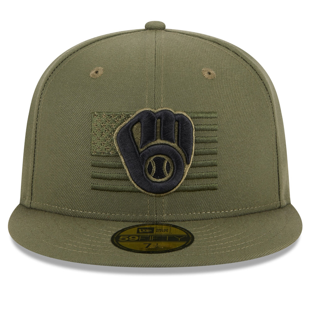 [60352775] Mens New Era MLB 5950 ARMED FORCES ON-FIELD - MILWAUKEE BREWERS