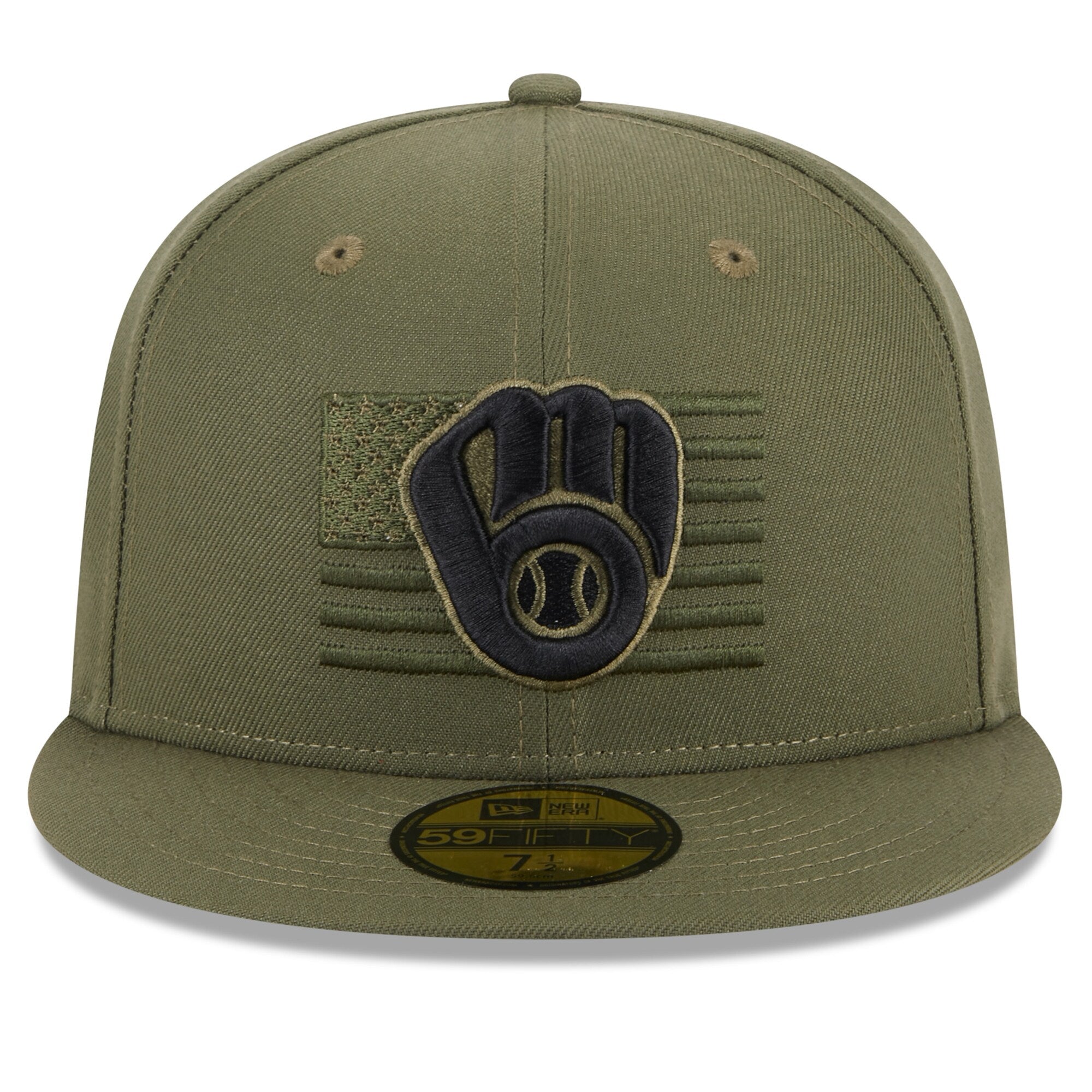 [60352775] Mens New Era MLB 5950 ARMED FORCES ON-FIELD - MILWAUKEE BREWERS