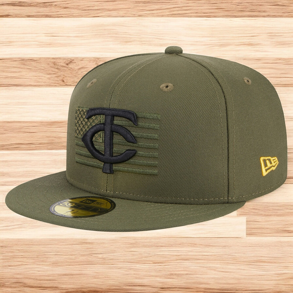 [60352776] Mens New Era MLB 5950 ARMED FORCES ON-FIELD FITTED - MINNESOTA TWINS