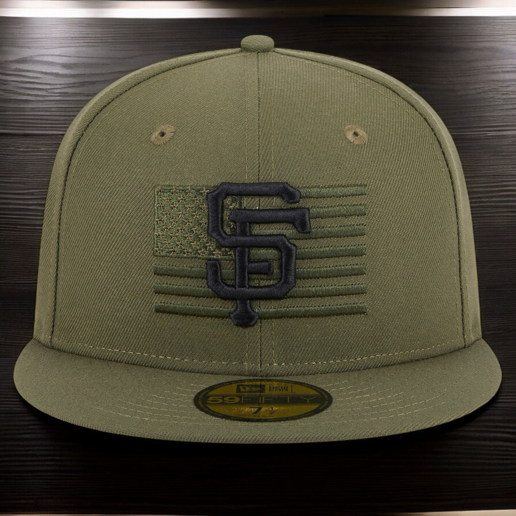 [60352769] Mens New Era MLB 5950 ARMED FORCES DAY ON-FIELD FITTED - SF GIANTS