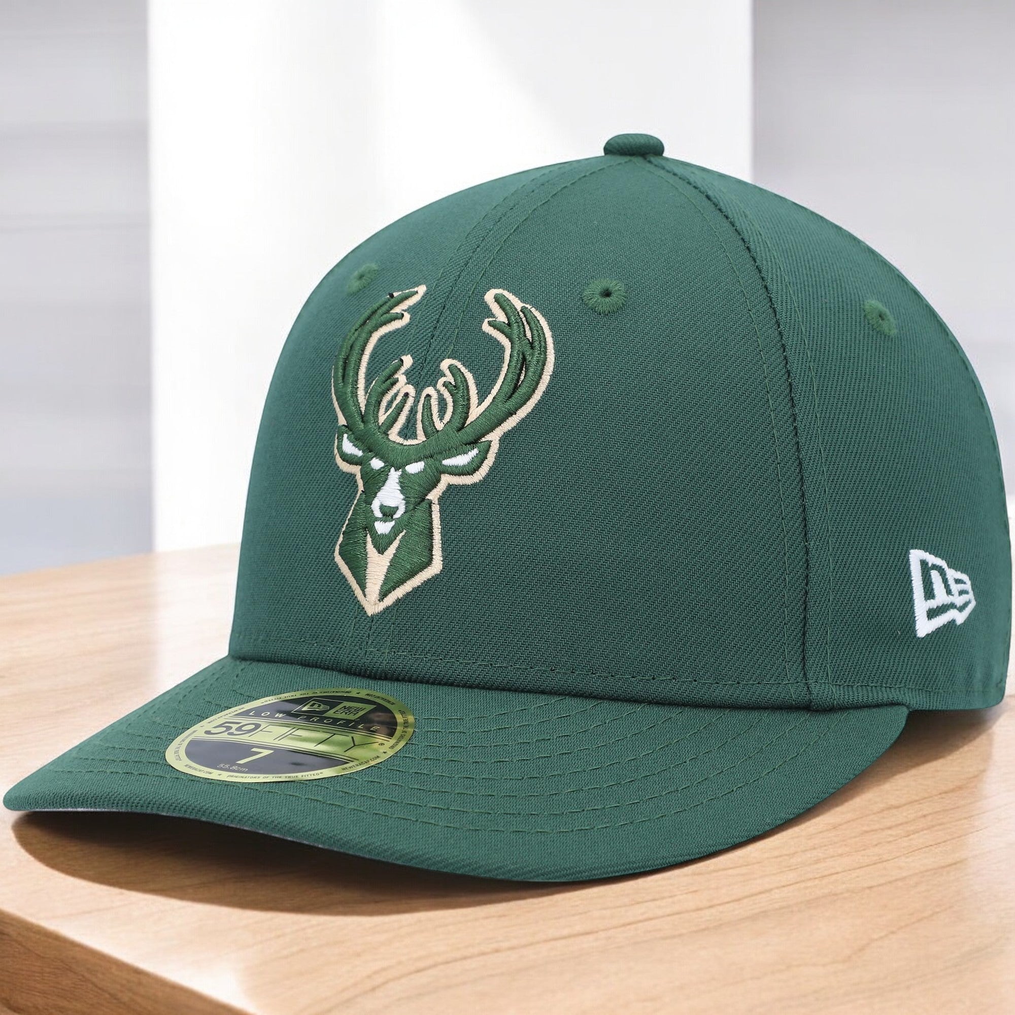 [70628878] Mens New Era NBA 5950 BASIC TEAM COLOR FITTED - MILWAUKEE BUCKS