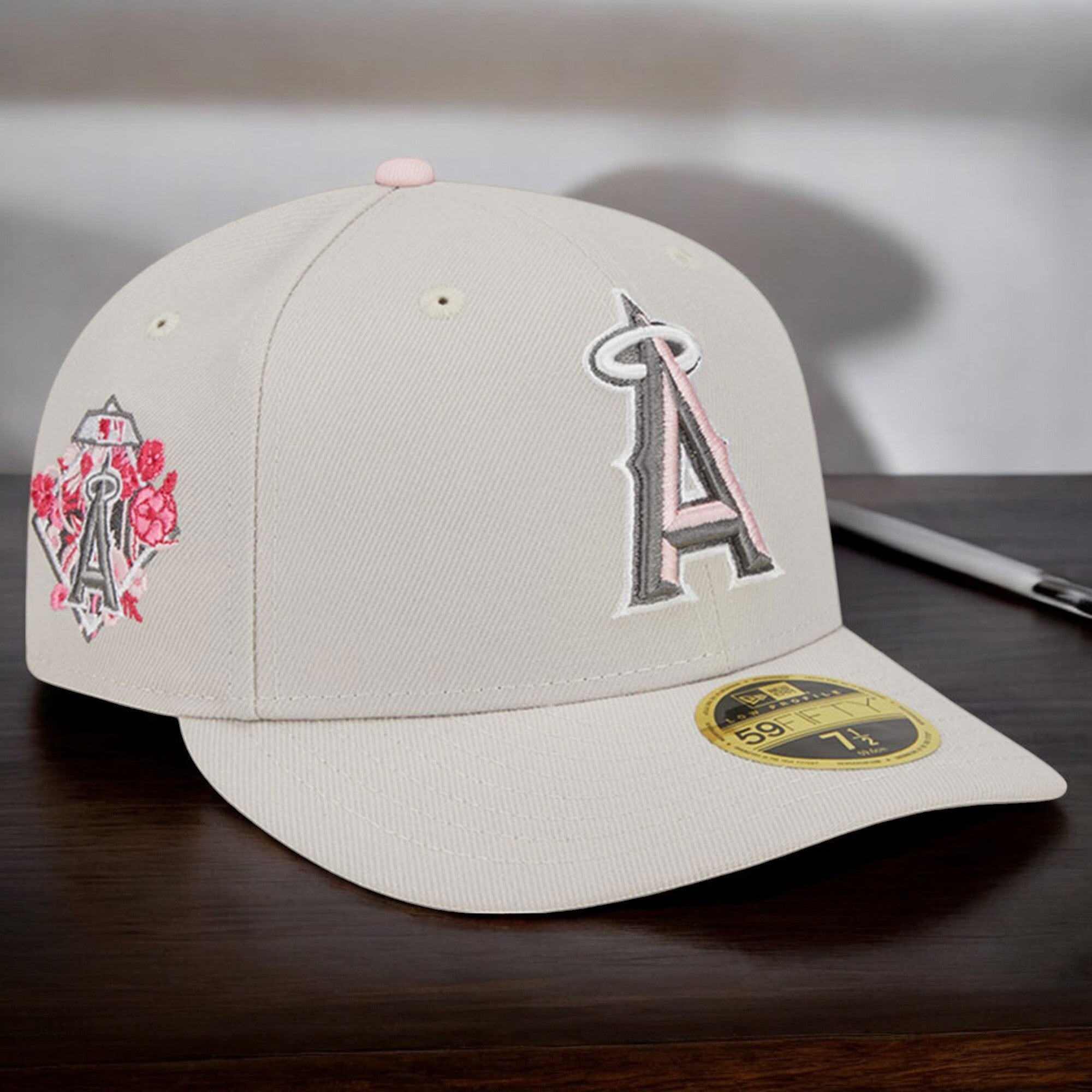 [60353504] Mens New Era MLB 5950 MOTHER'S DAY LOW PROFILE FITTED - LA ANGELS