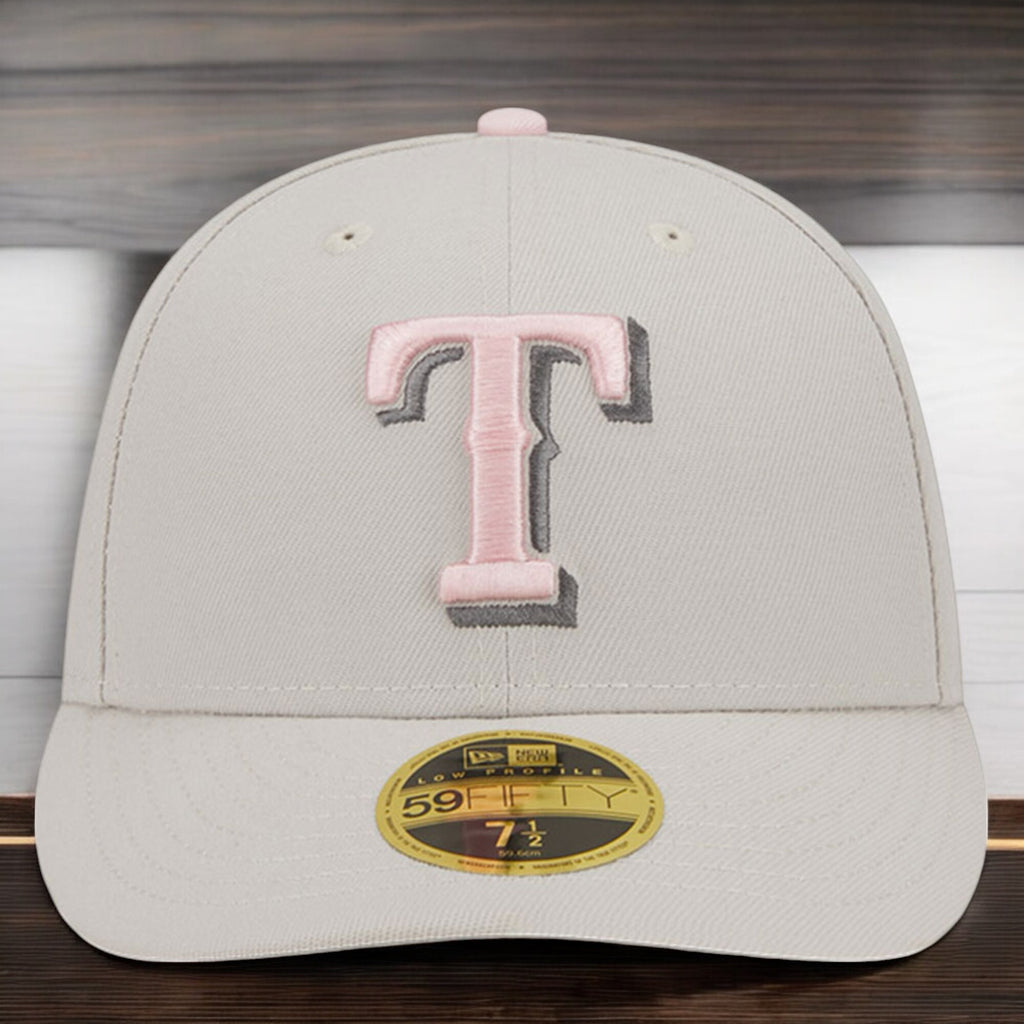 [60353533] Mens New Era MLB 5950 MOTHER'S DAY LOW PROFILE FITTED - TEXAS RANGERS