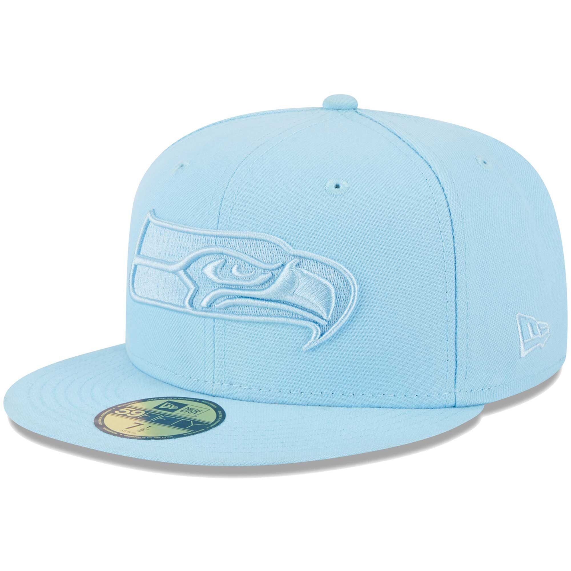 [60322811] MENS NEW ERA NFL SEATTLE SEAHAWKS 5950 COLOR PACK FITTED - SKY BLUE