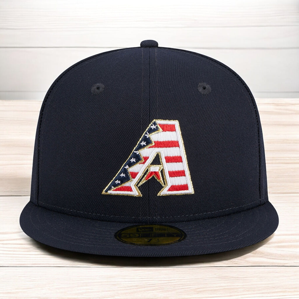 [60360507] MENS NEW ERA MLB ARIZONA DIAMONDBACKS 5950 JULY 4TH FITTED - NAVY