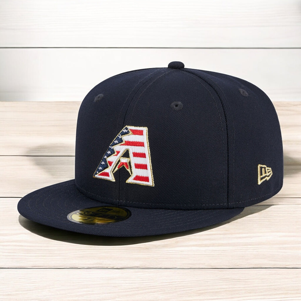 [60360507] MENS NEW ERA MLB ARIZONA DIAMONDBACKS 5950 JULY 4TH FITTED - NAVY