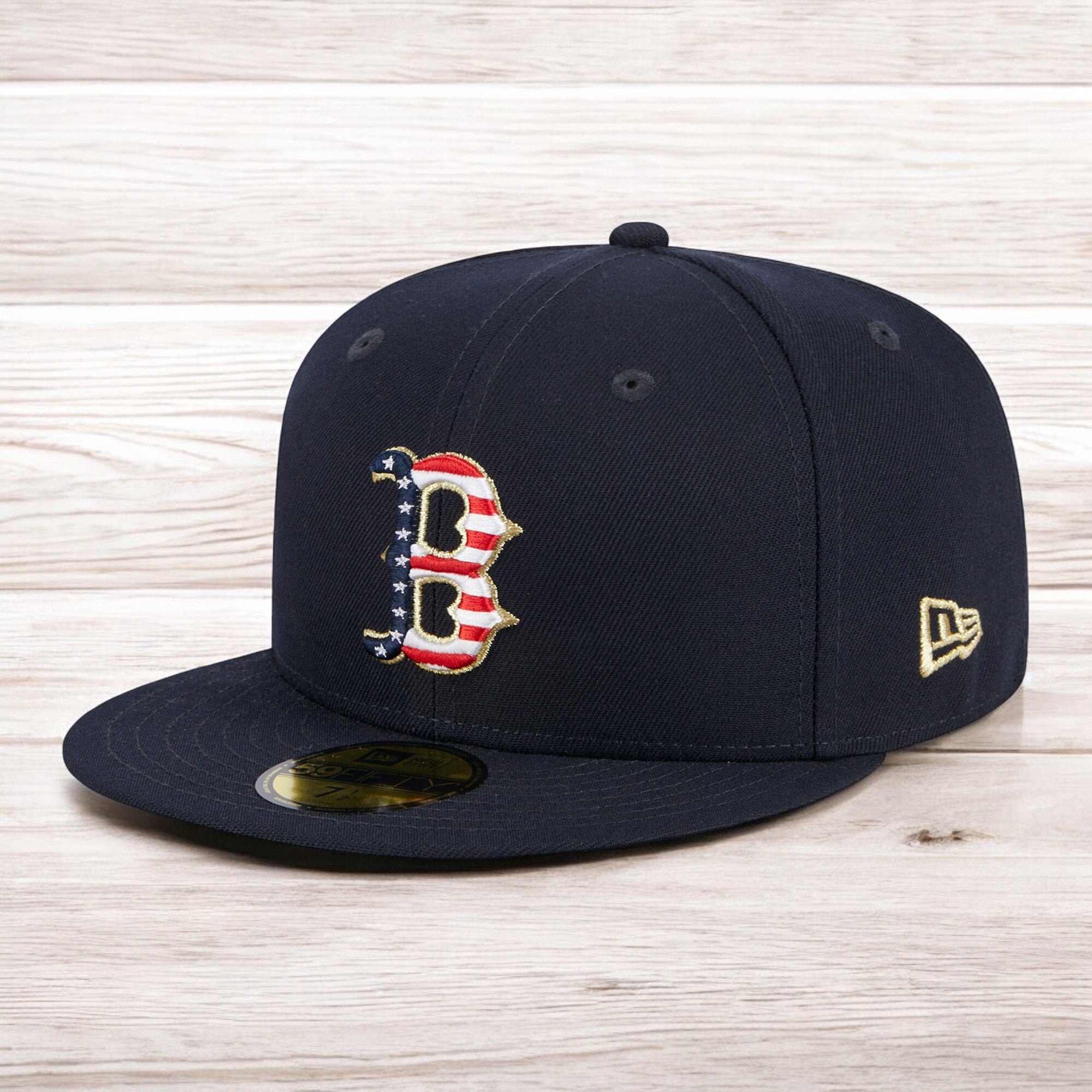 [60360509] MENS NEW ERA MLB BOSTON RED SOX 5950 JULY 4TH FITTED - NAVY