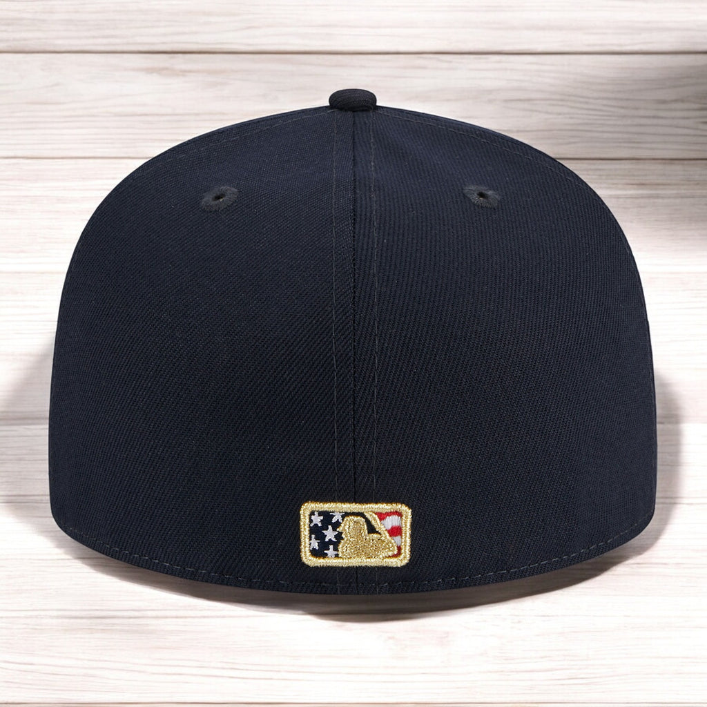 [60360512] MENS NEW ERA MLB MILWAUKEE BUCKS 5950 JULY 4TH FITTED - NAVY