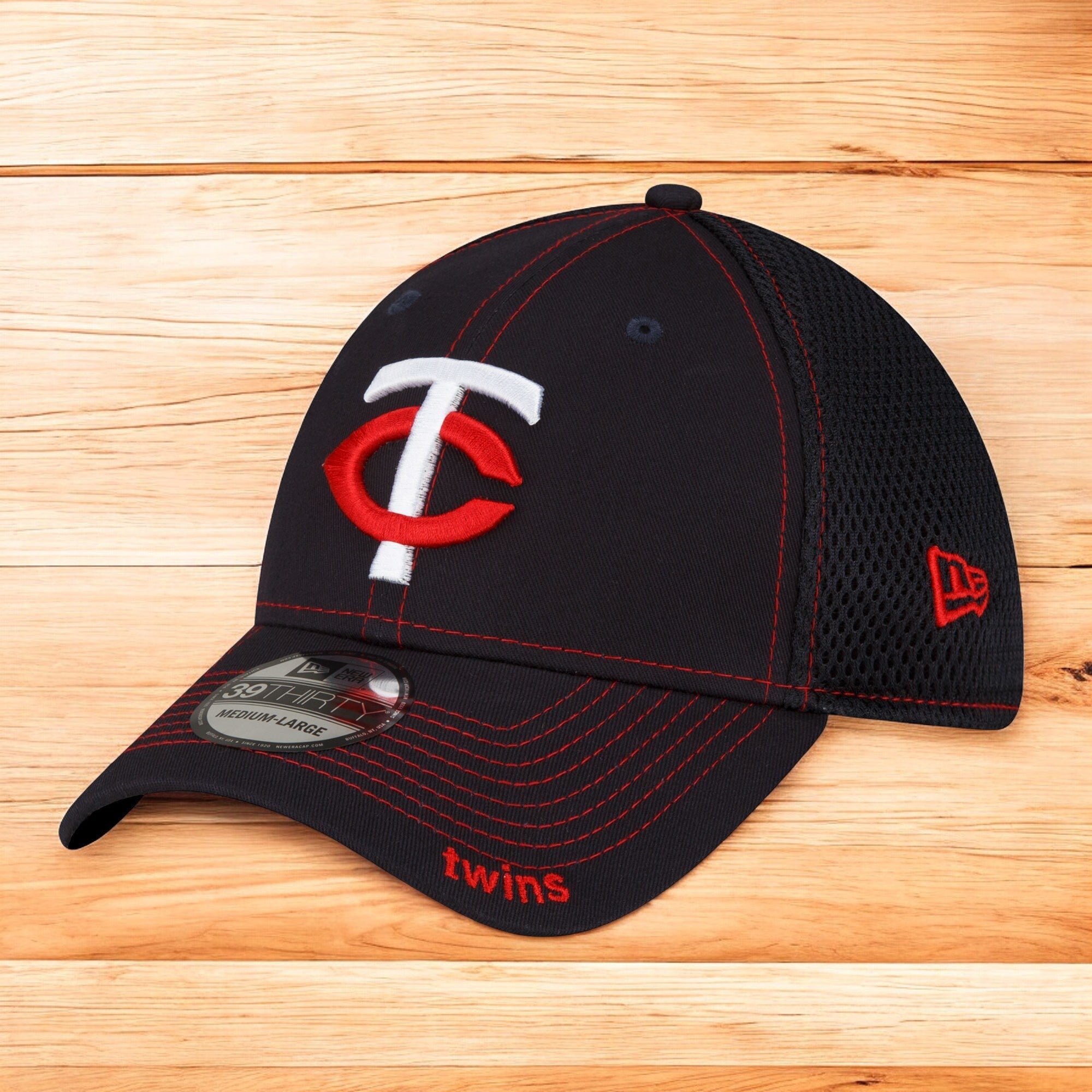 [10059489] MENS NEW ERA MLB MINNESOTA TWINS 3930 CLASSIC NEO TEAM FLEX - NAVY