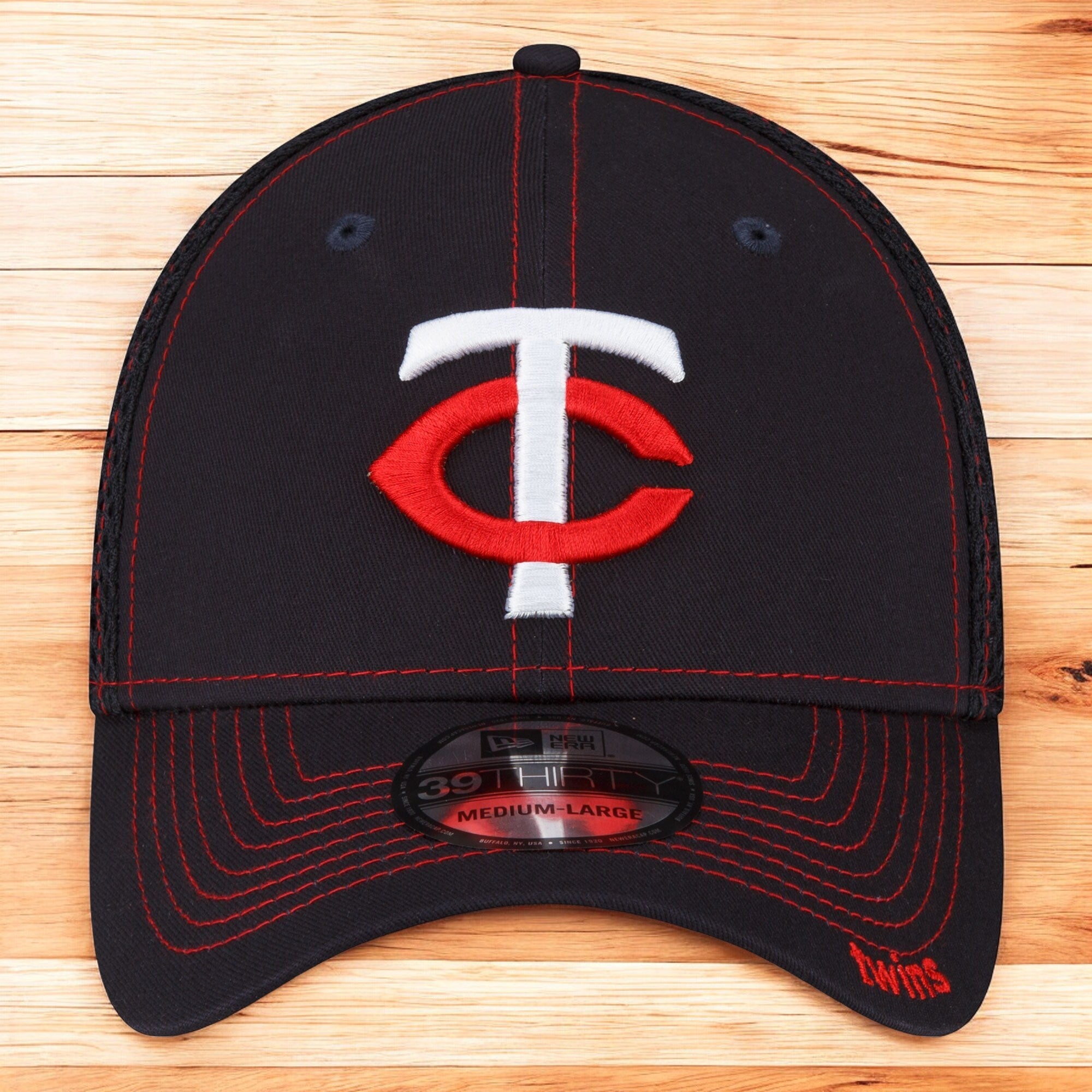 [10059489] MENS NEW ERA MLB MINNESOTA TWINS 3930 CLASSIC NEO TEAM FLEX - NAVY