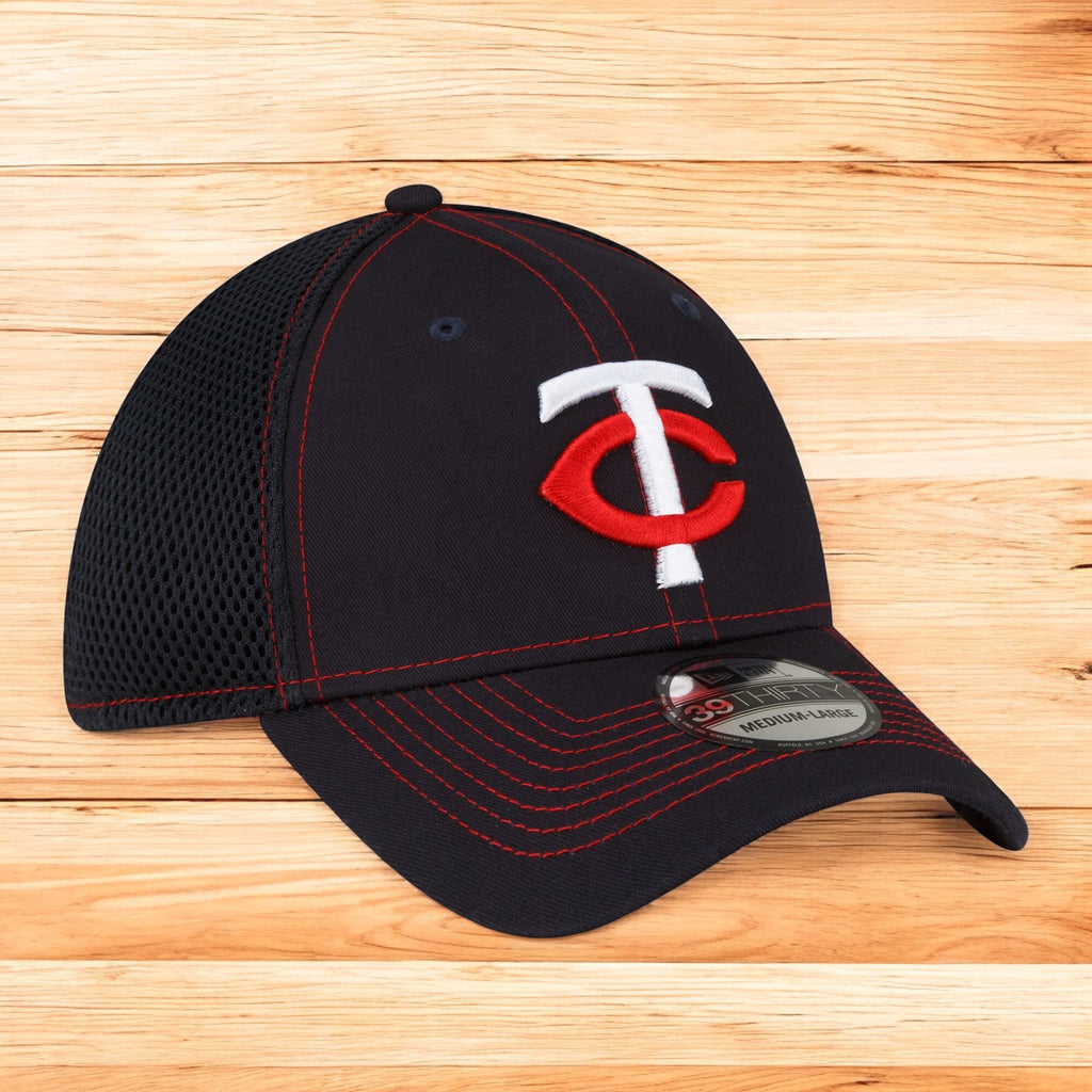 [10059489] MENS NEW ERA MLB MINNESOTA TWINS 3930 CLASSIC NEO TEAM FLEX - NAVY