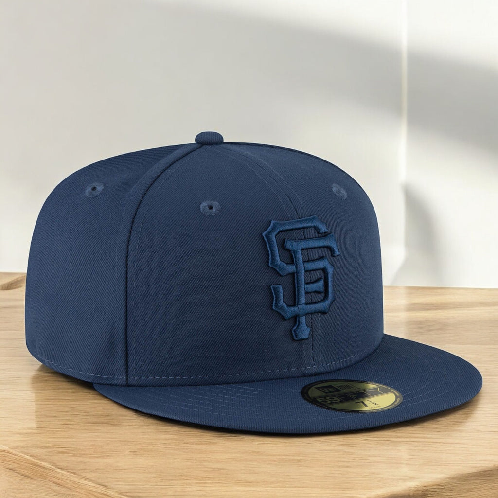 [70587750] Mens New Era MLB SF GIANTS 5950 FITTED - OCEANSIDE BLUE