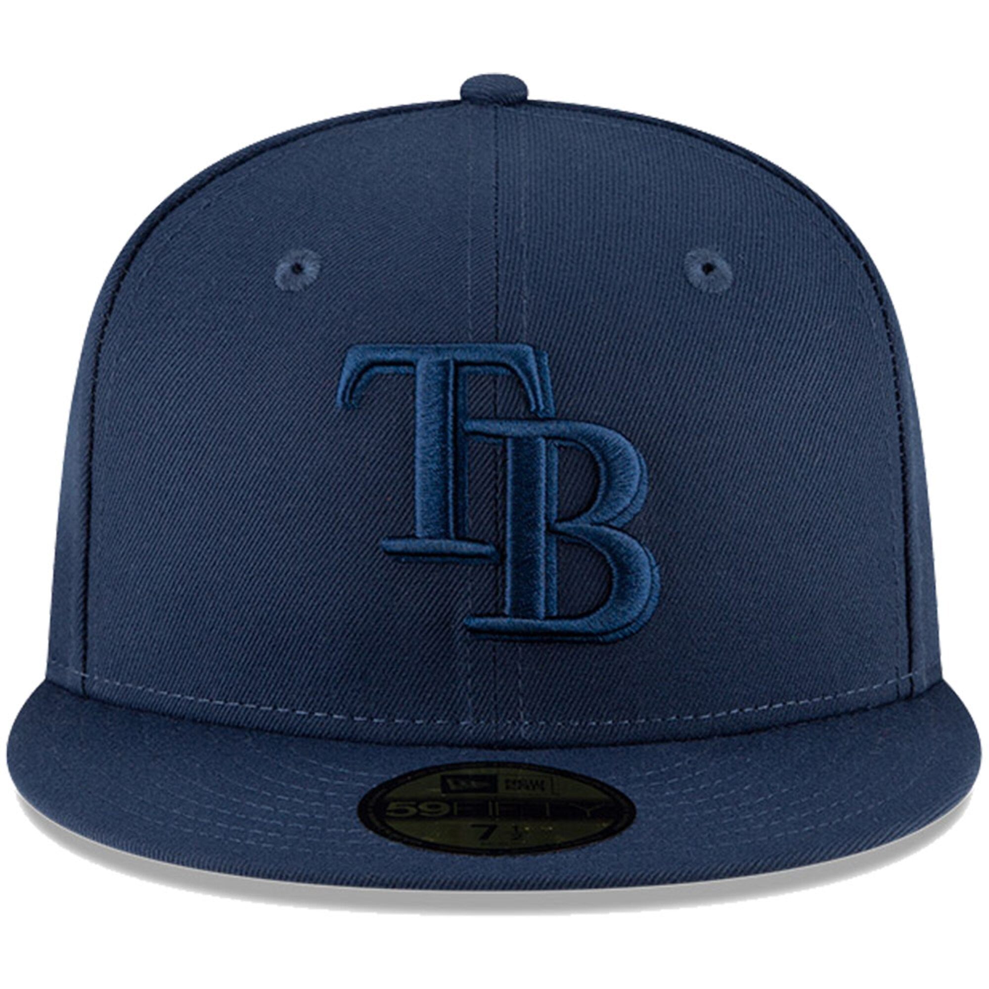 [70587760] Mens New Era MLB TAMPA BAY RAYS 5950 FITTED - OCEANSIDE TONAL