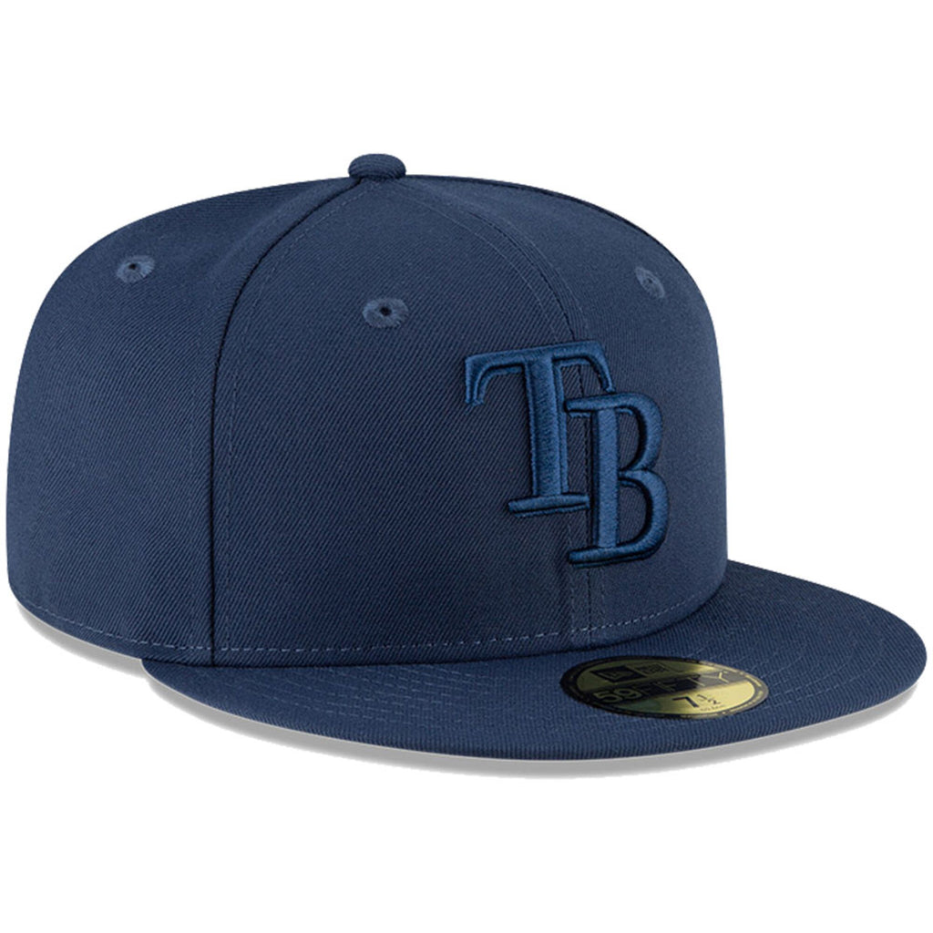 [70587760] Mens New Era MLB TAMPA BAY RAYS 5950 FITTED - OCEANSIDE TONAL
