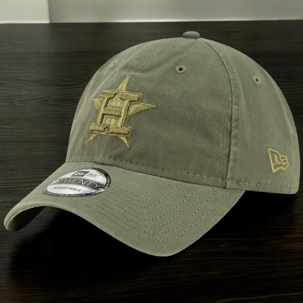 [60277836] Mens New Era MLB HOUSTON ASTROS 920 STRAPBACK - OLIVE GREEN
