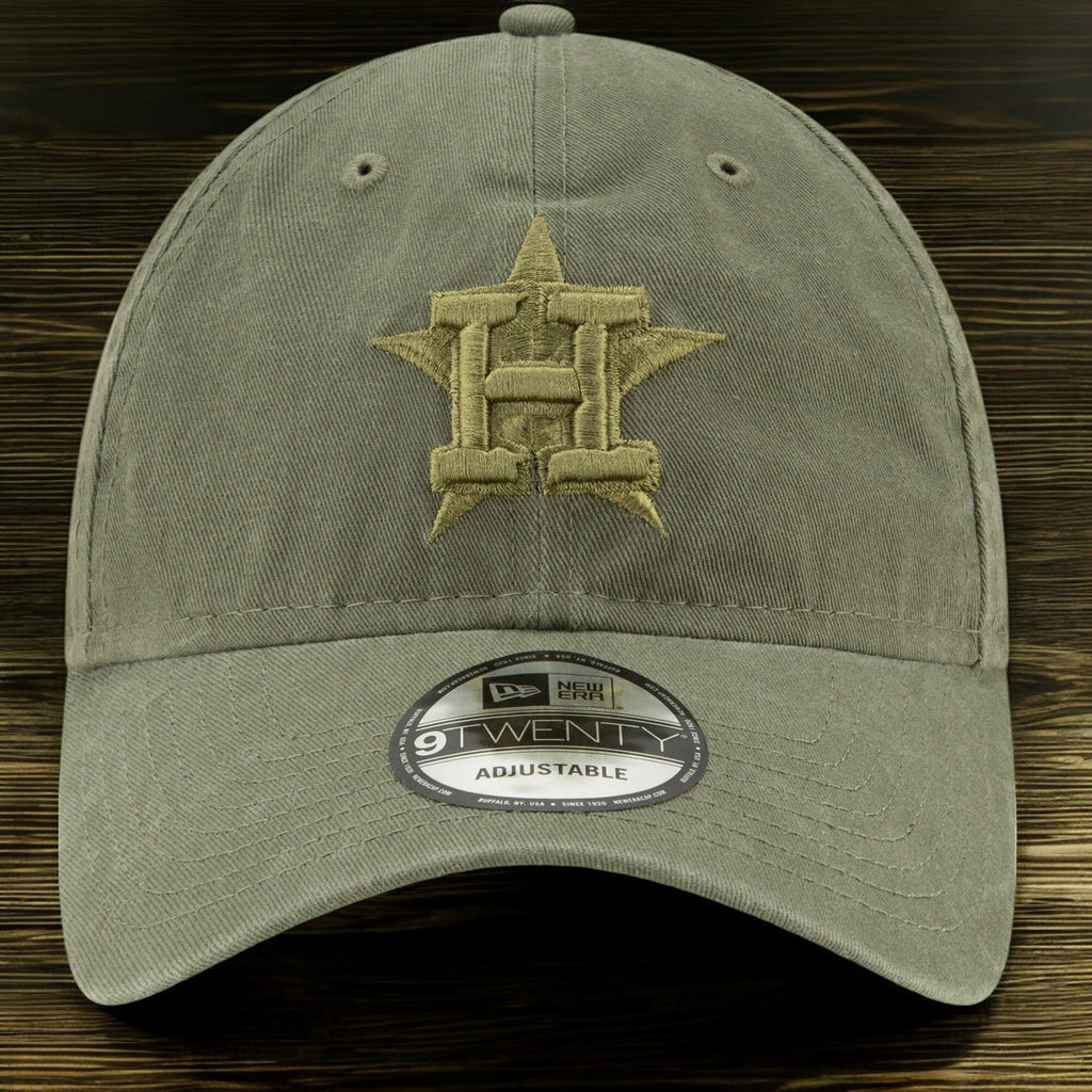 [60277836] Mens New Era MLB HOUSTON ASTROS 920 STRAPBACK - OLIVE GREEN