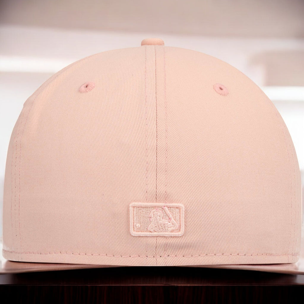 [70618648] Mens New Era MLB ATLANTA BRAVES 5950 FITTED - BLUSH SKY TONAL