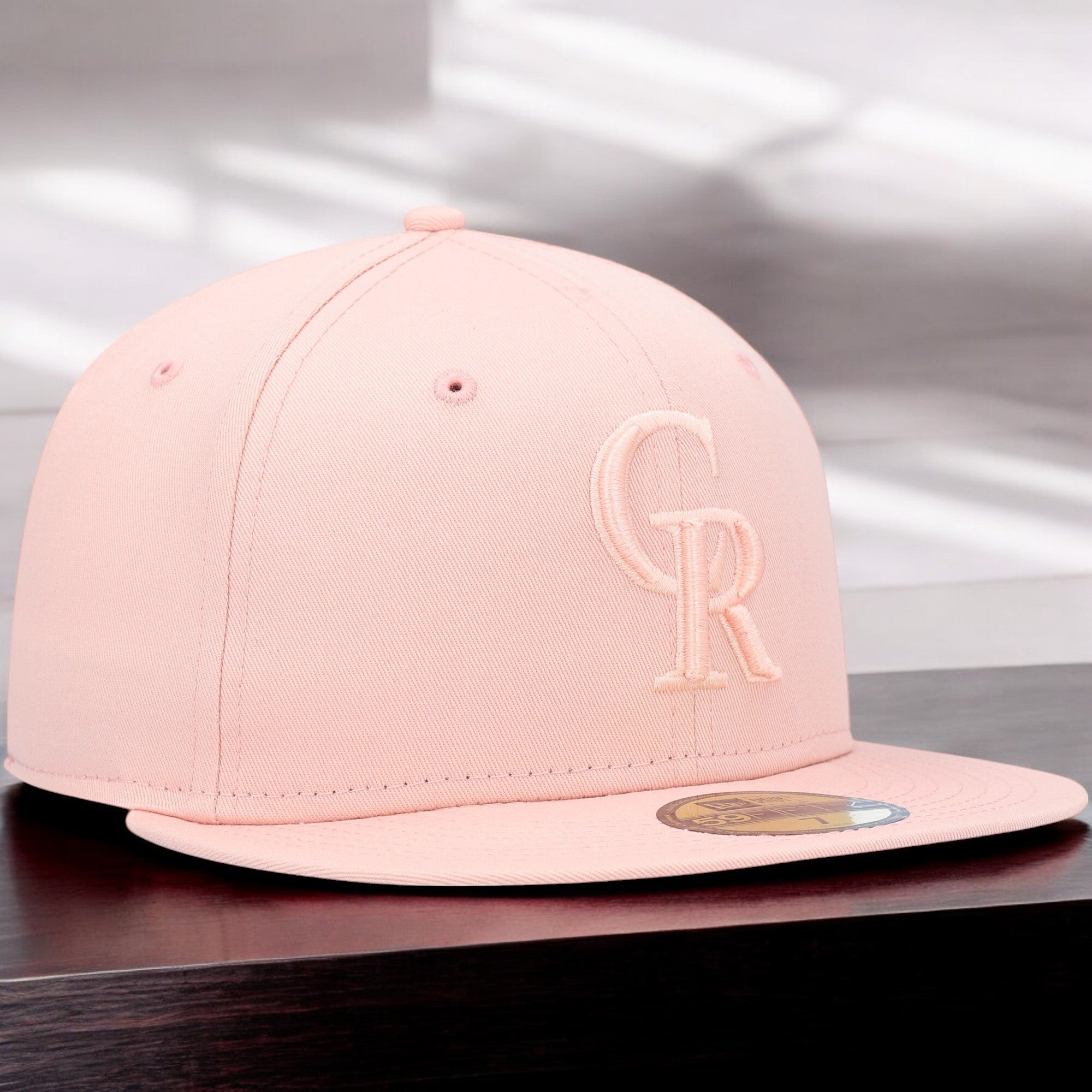 [70620136] Mens New Era MLB COLORADO ROCKIES 5950 FITTED - BLUSH SKY TONAL/PINK