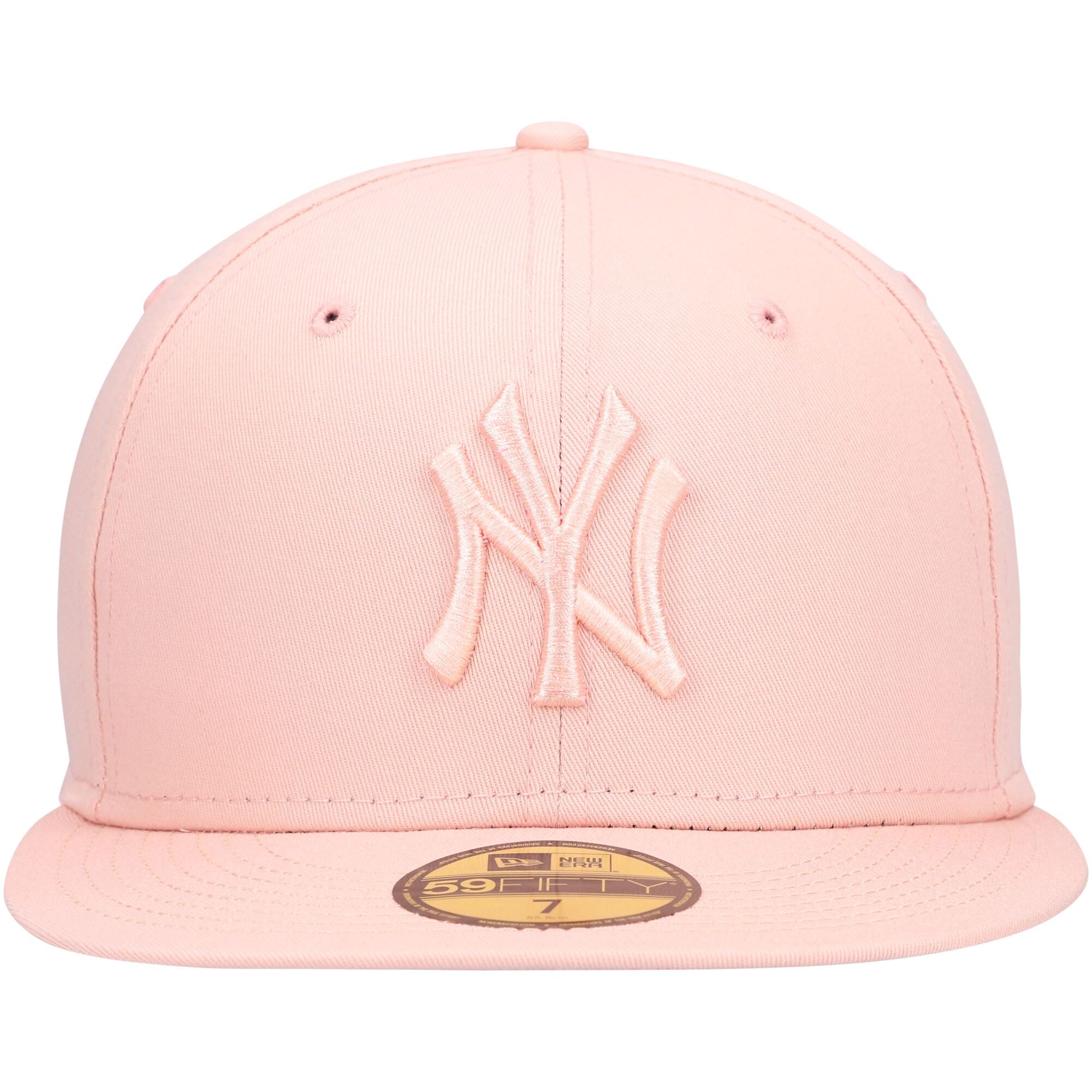 [70620227] Mens New Era MLB NY YANKEES 5950 FITTED - BLUSH SKY TONAL/PINK