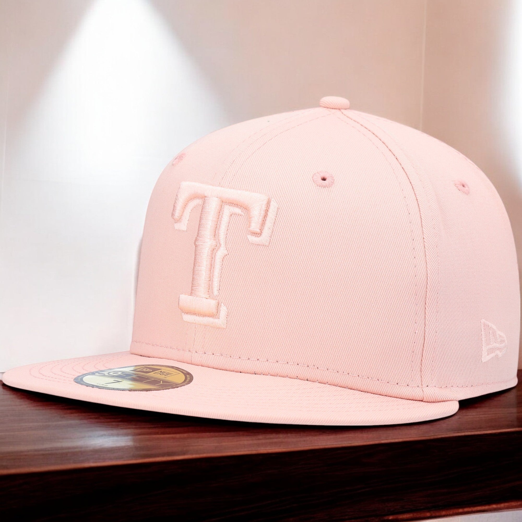 [70620384] Mens New Era MLB TEXAS RANGERS 5950 FITTED - BLUSH SKY TONAL